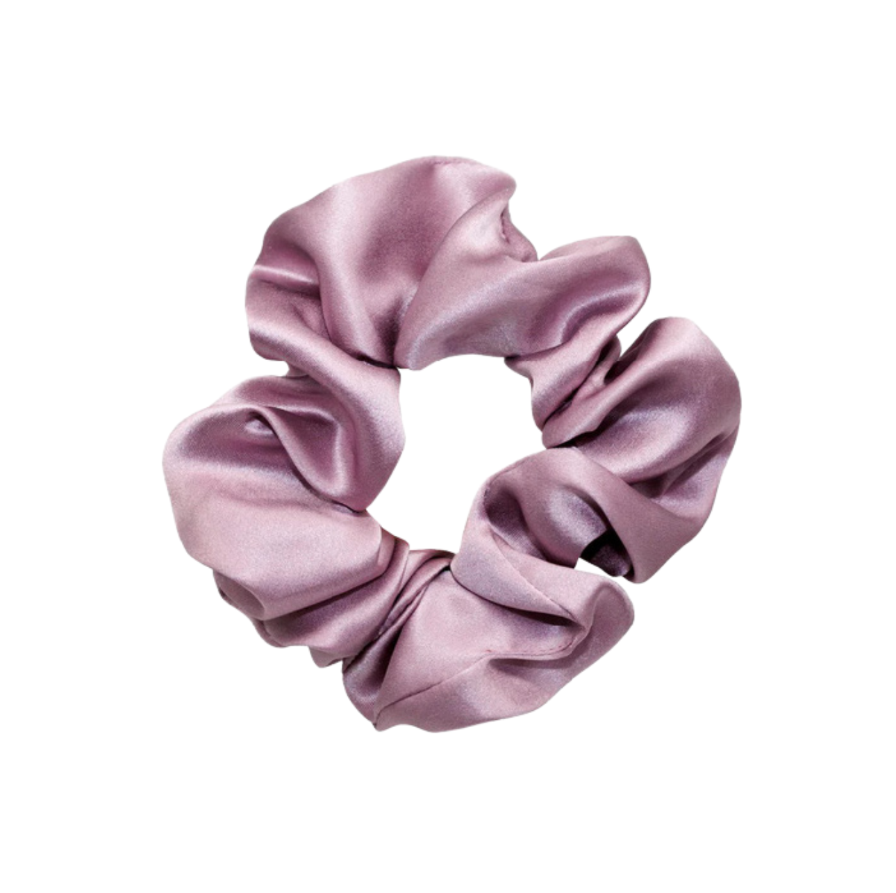 Dusty Purple Silk Scrunchie