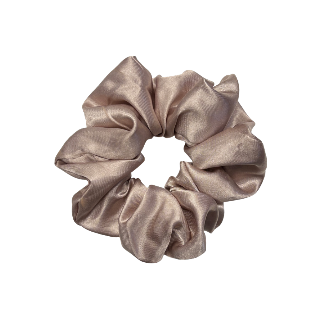 Champagne Silk Scrunchie
