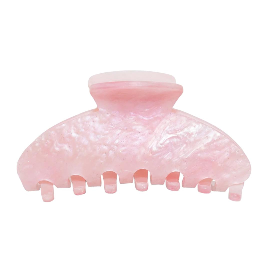 Pink Pearl Shell Claw Clip