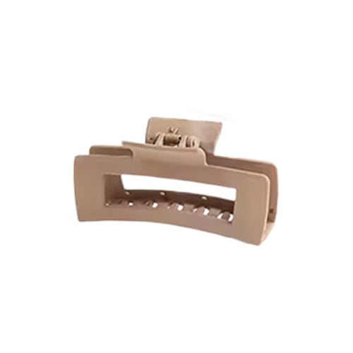 Nude Rectangle Claw Clip