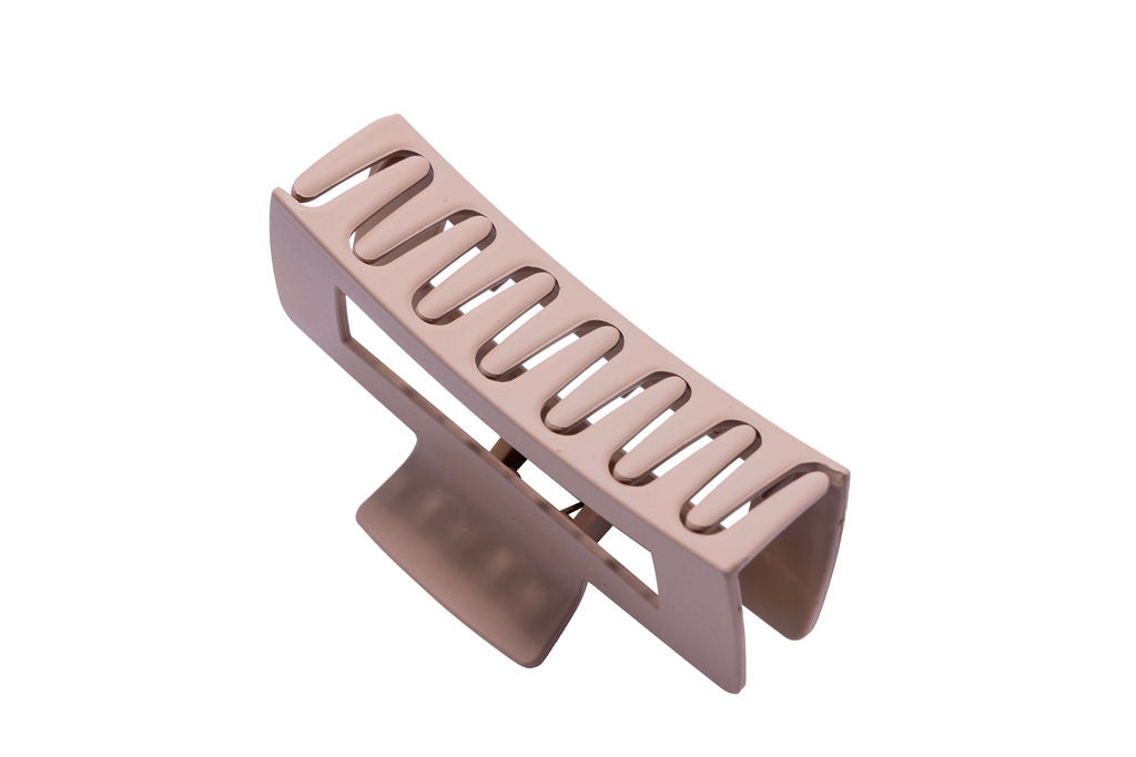 Matte Brown Hair Claw Clip