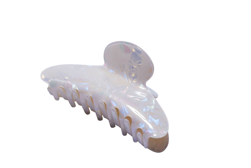 Light Gray Hair Claw Clip