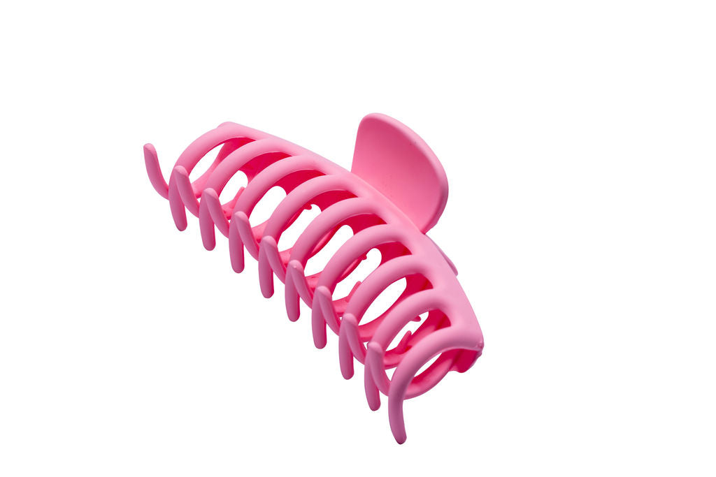 Bright Pink Hair Claw Clip