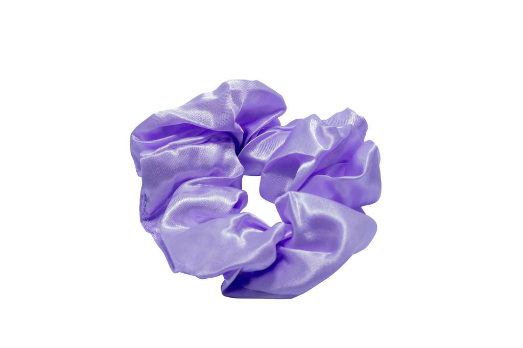 Purple Silk Scrunchie