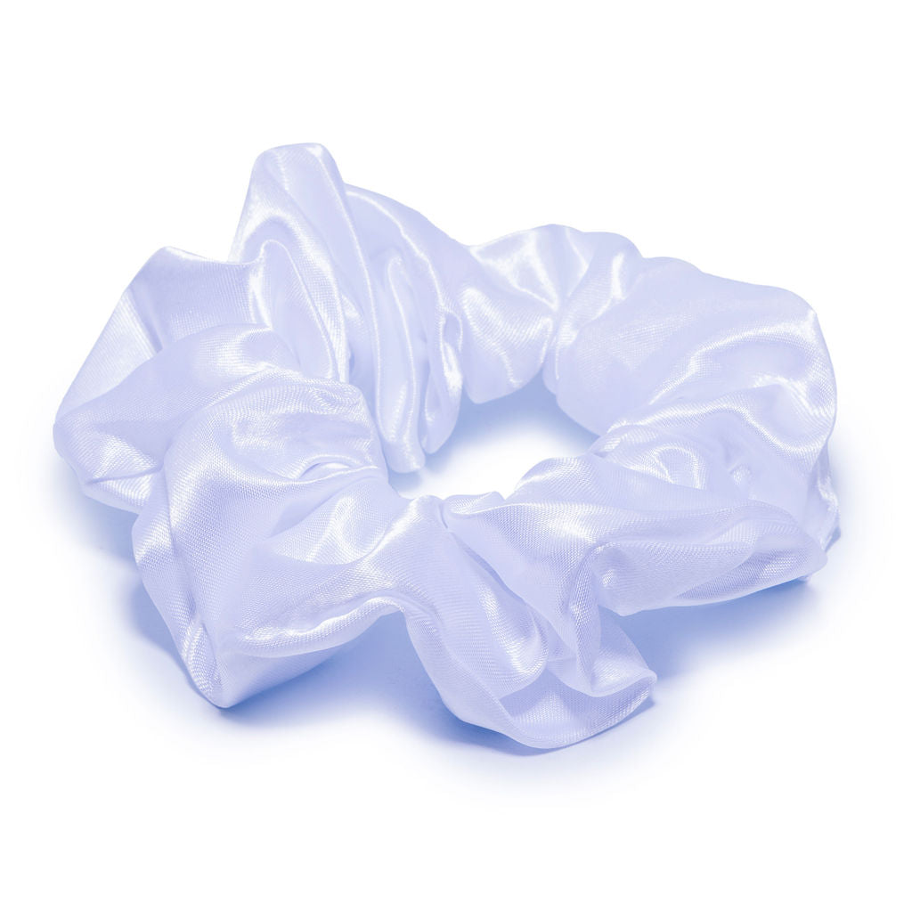 Soft White Scrunchie