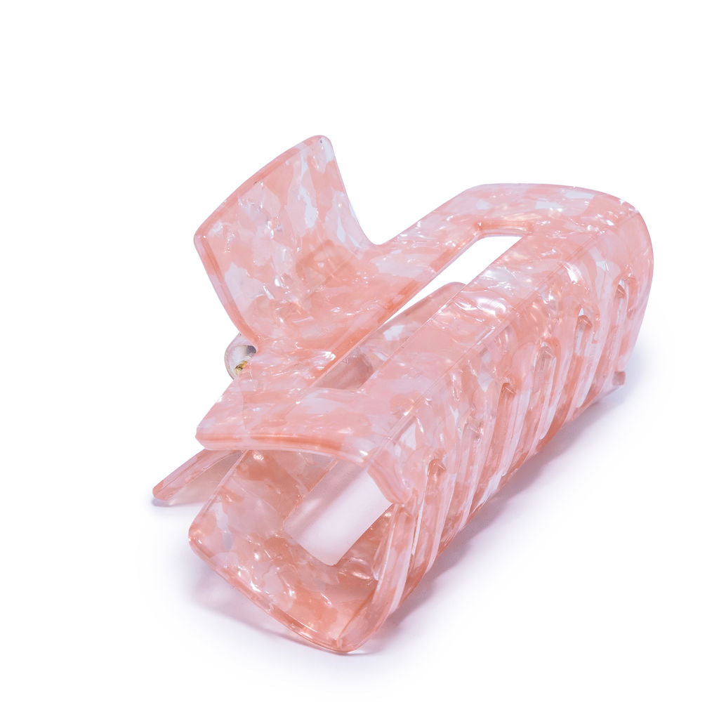 Blush Tortoise Shell Claw Clip