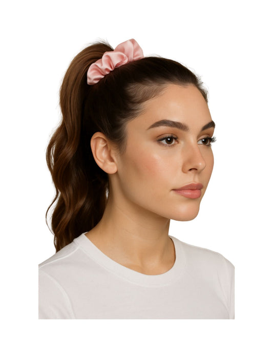 Coral Peach Scrunchie