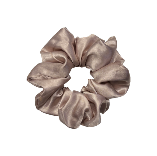 Champagne Silk Scrunchie