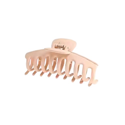 Nude Casual Claw Clip