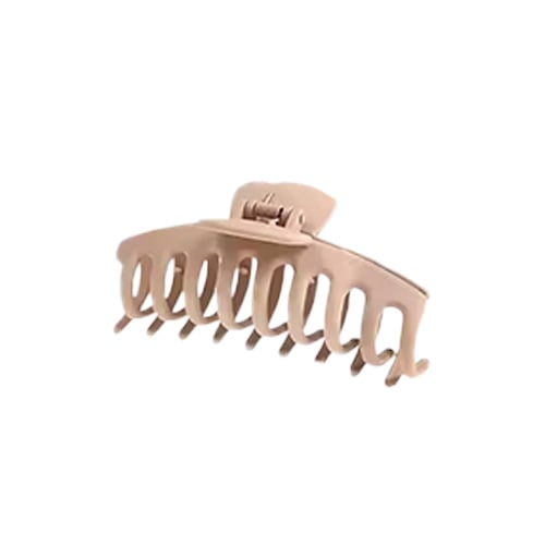 Nude Casual Claw Clip
