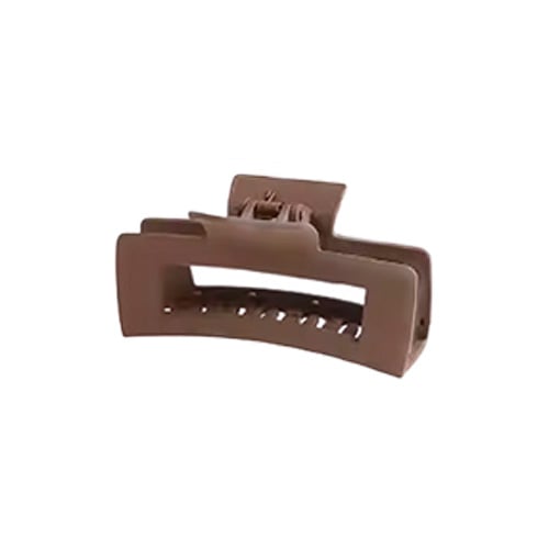 Nude Rectangle Claw Clip