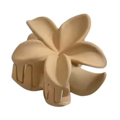 Matte Plumeria Claw Clip