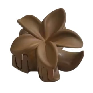 Matte Plumeria Claw Clip