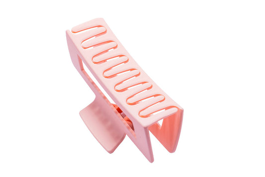 Peach Hair Claw Clip