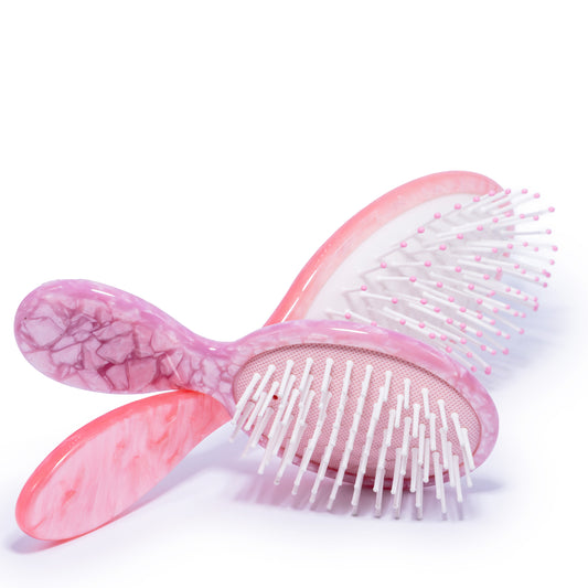 Rose Pink Duo Hair Brush Set