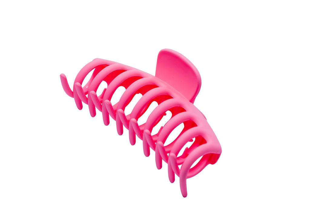 Neon Pink Hair Claw Clip