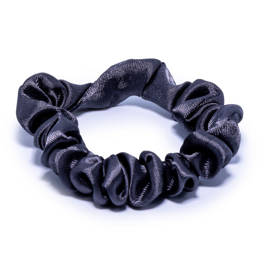 Charcoal Gray Scrunchie