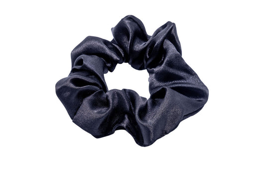 Black Satin Scrunchie