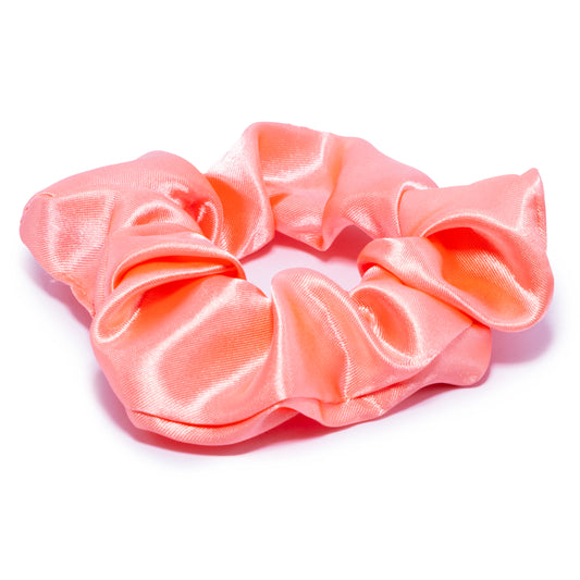 Coral Peach Scrunchie