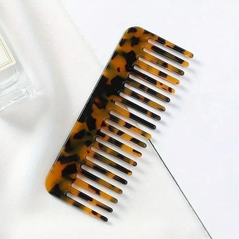 Wide-Tooth Tortoiseshell Detangling Comb
