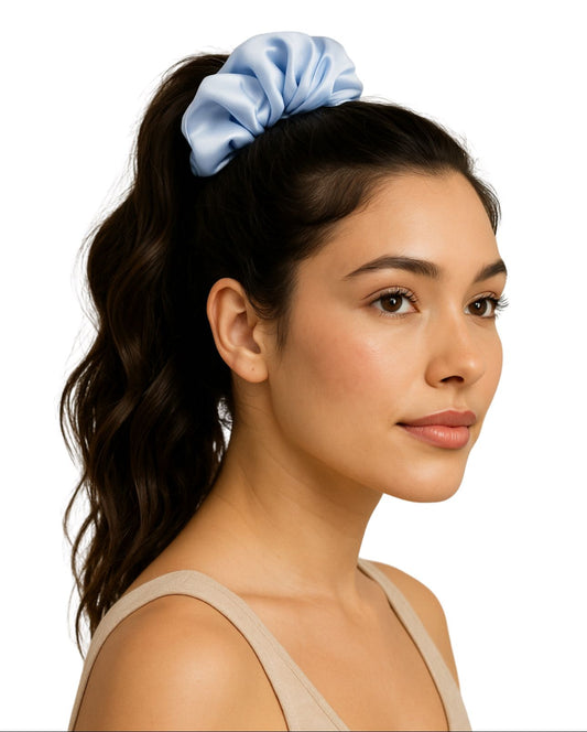 Icy Blue Scrunchie