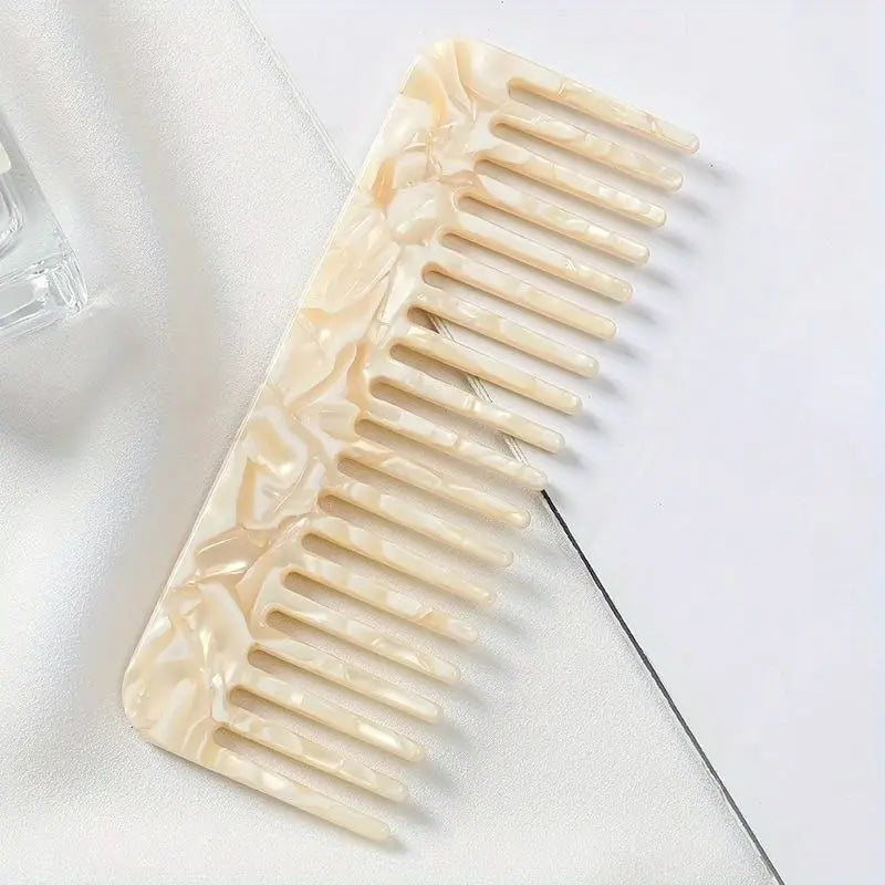 Wide-Tooth Tortoiseshell Detangling Comb