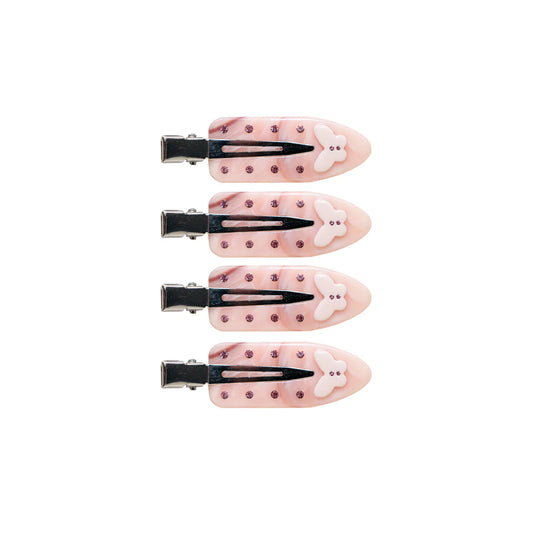 Pink Hair Clips (4 Pack)