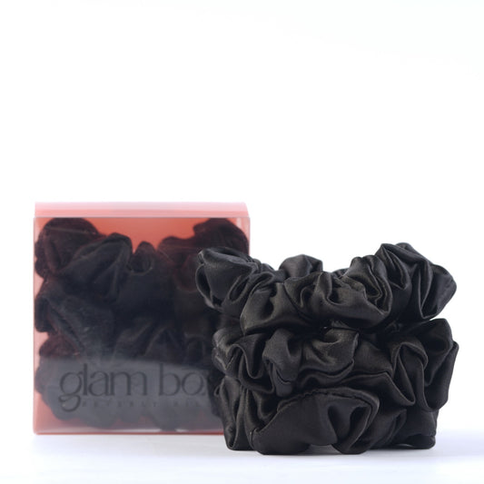 100% Mulberry Silk Scrunchies (3 Pack)